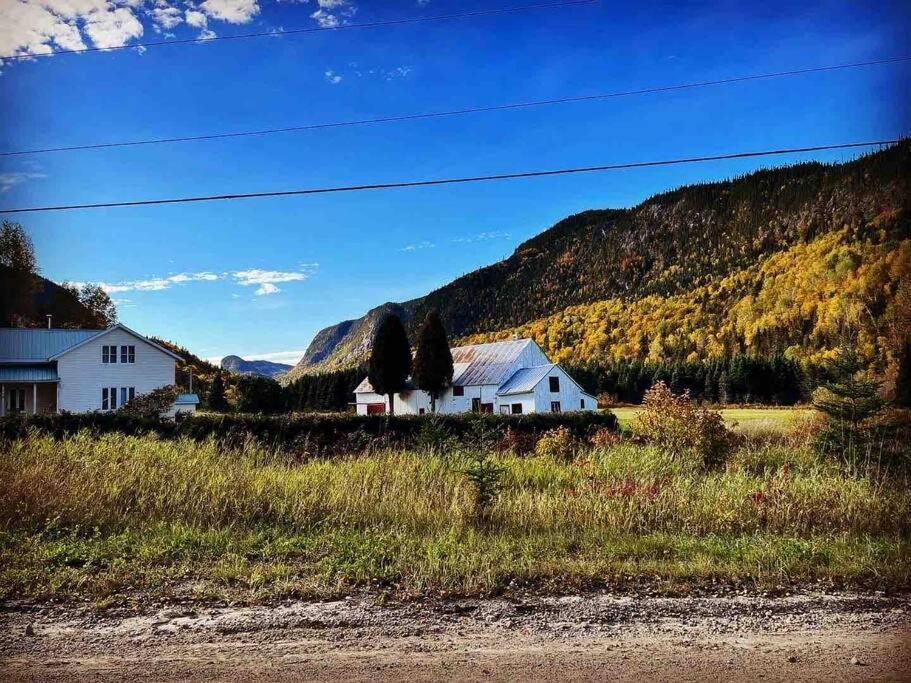 Appartement Mont Edouard, Hebergement Paisible A La Montagne LʼAnse-Saint-Jean Esterno foto