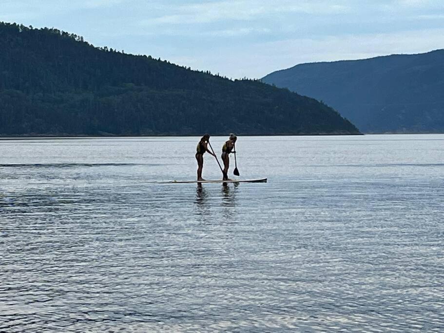 Appartement Mont Edouard, Hebergement Paisible A La Montagne LʼAnse-Saint-Jean Esterno foto