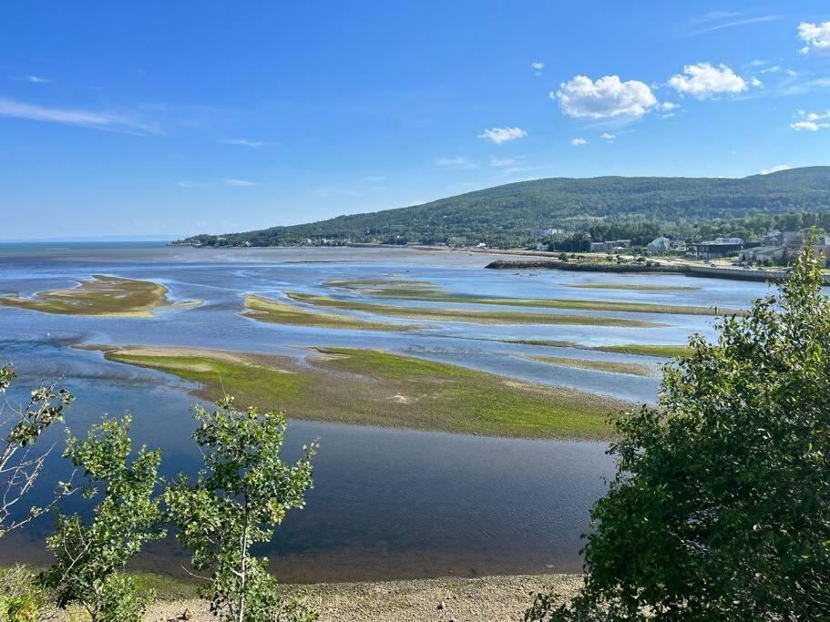 Appartement Mont Edouard, Hebergement Paisible A La Montagne LʼAnse-Saint-Jean Esterno foto