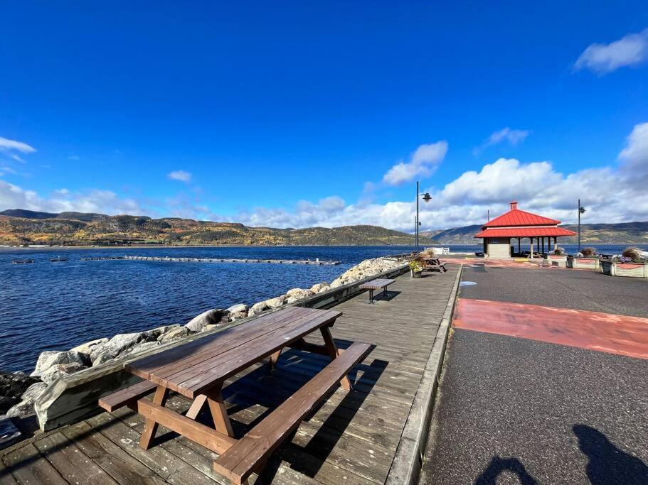Appartement Mont Edouard, Hebergement Paisible A La Montagne LʼAnse-Saint-Jean Esterno foto