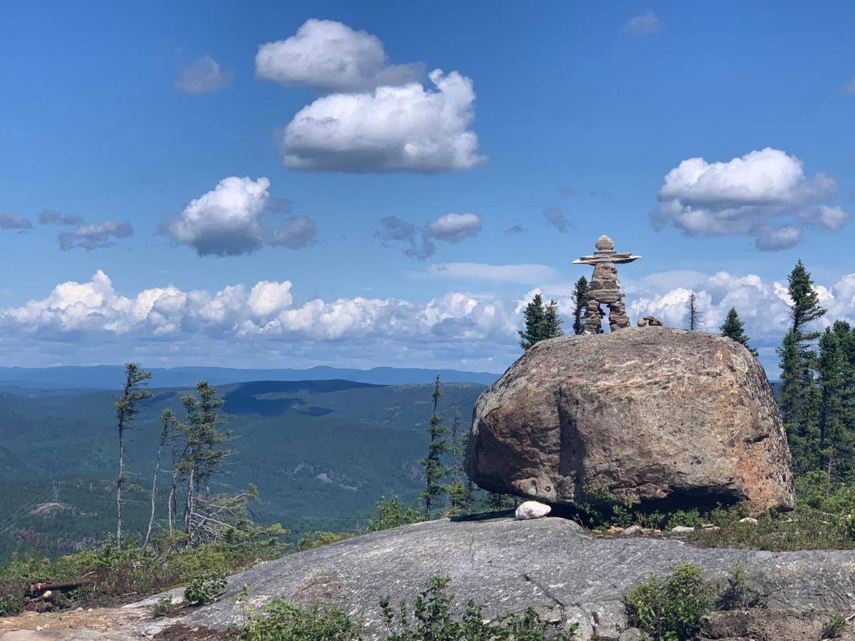 Appartement Mont Edouard, Hebergement Paisible A La Montagne LʼAnse-Saint-Jean Esterno foto